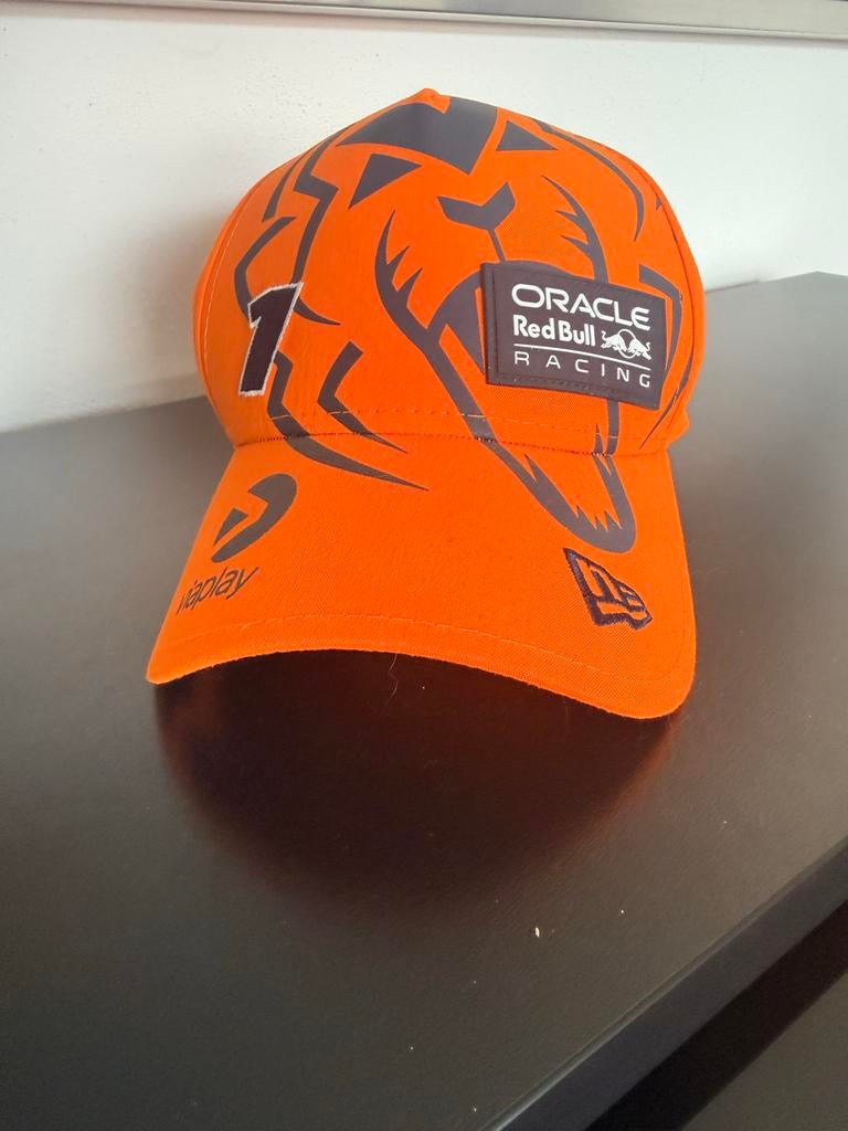 Max Verstappen Red Bull Racing Cap 2022 - Oranje, Ophalen, Zo goed als nieuw, One size fits all, Pet