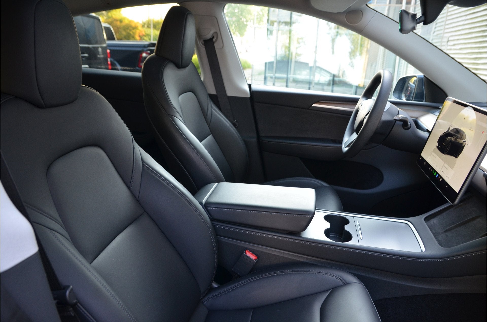 Tesla Model Y RWD 58 kWh 20" Alu AutoPilot4.0 (FSD 99,- p/mn, Auto's, Automaat, Achterwielaandrijving, Gebruikt, Zwart