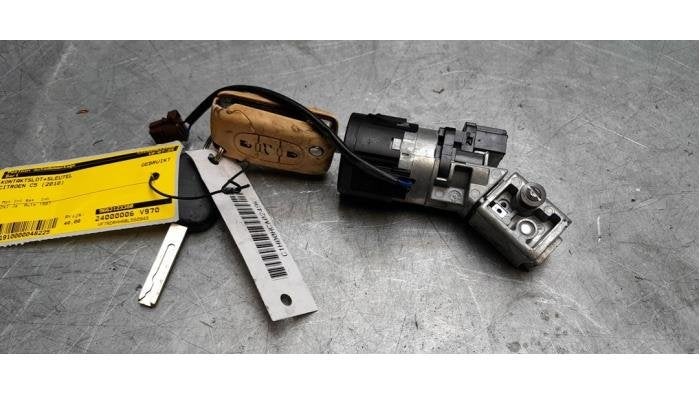 Kontaktslot + Sleutel van een Citroen C5, Gebruikt, -, Ophalen of Verzenden, -