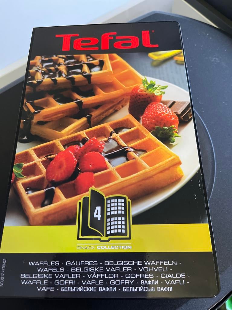 Tefal Snack Collection Wafelijzerplaten - Belgische Wafels, Ophalen of Verzenden, Zo goed als nieuw