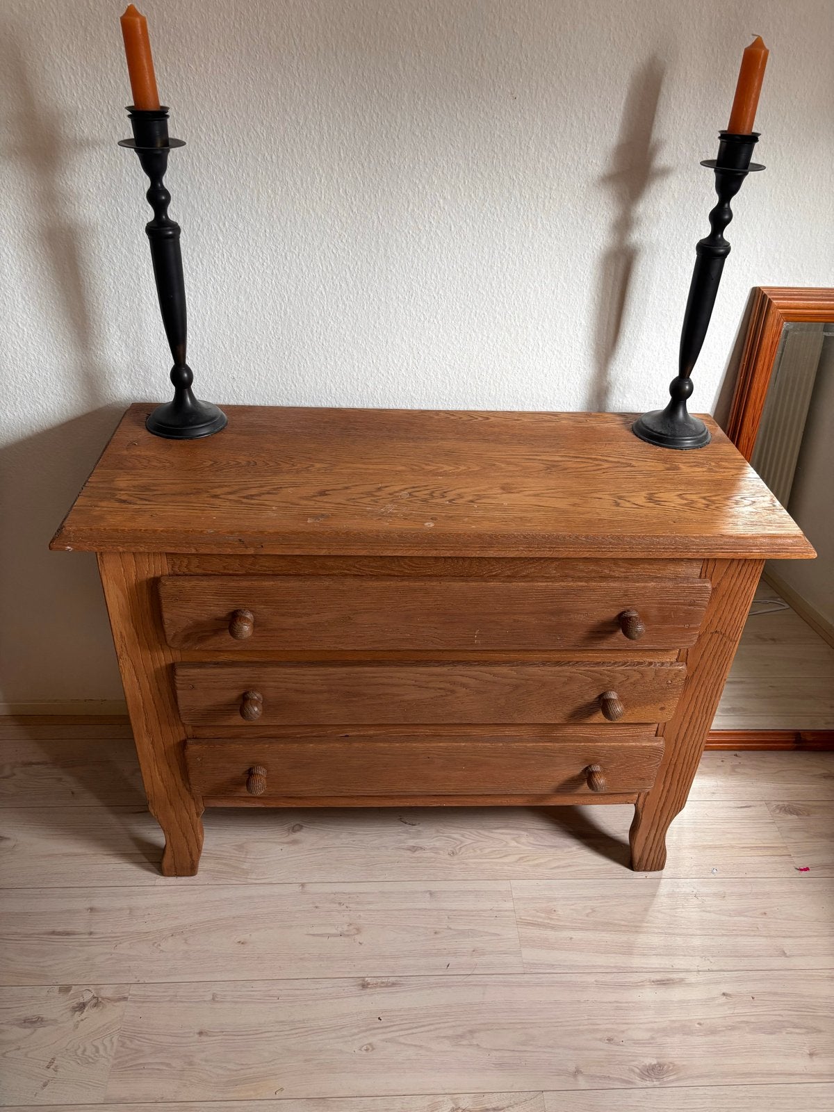 Houten ladekast 110x80x45 cm, Ophalen, Gebruikt, 100 tot 150 cm, Met lade(s)