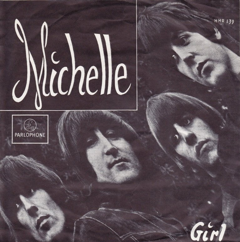 The Beatles - Michelle & Girl -fotohoes 1966 ook VERZENDEN, Ophalen, Gebruikt, Pop