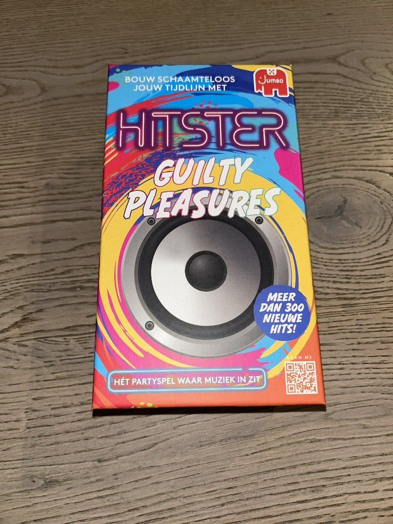 Hitster Guilty Pleasures - Nieuw in verpakking, Postbus 333, 1500 AH Zaandam, Nederland, Nieuw, Ophalen of Verzenden, Een of twee spelers