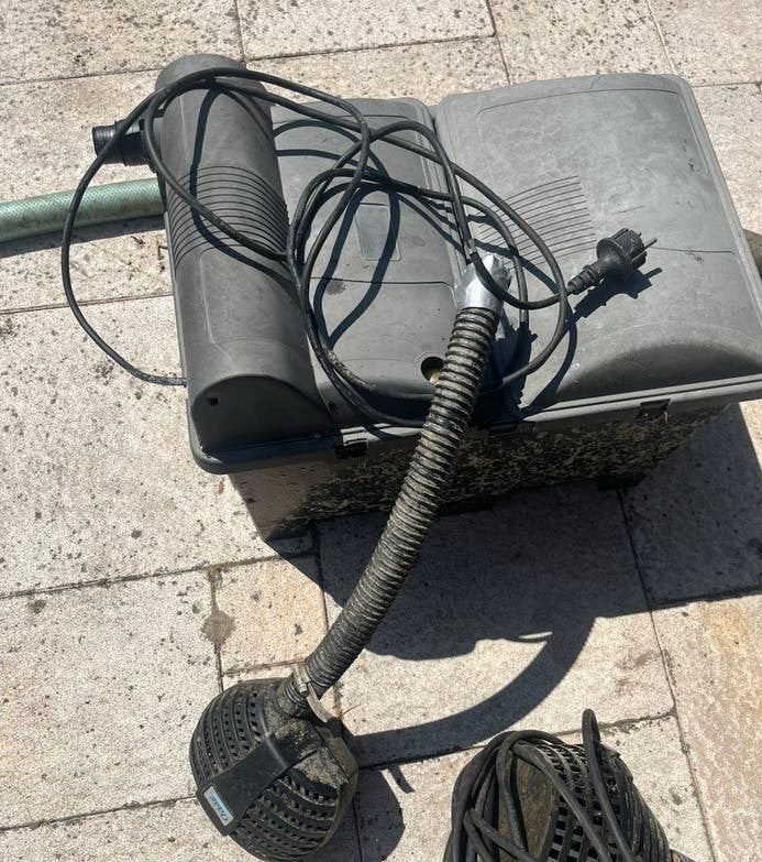 Filter/pomp systeem vijver, Tuin en Terras, Ophalen, Gebruikt, Vijverfilter