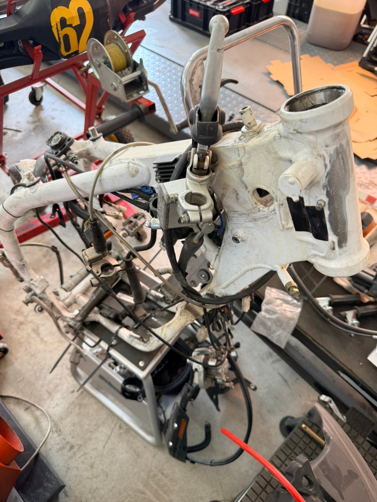Frame met kenteken husqvarna te450 enduro 2008, Ophalen, Gebruikt, Hisqvarna, Husqvarna