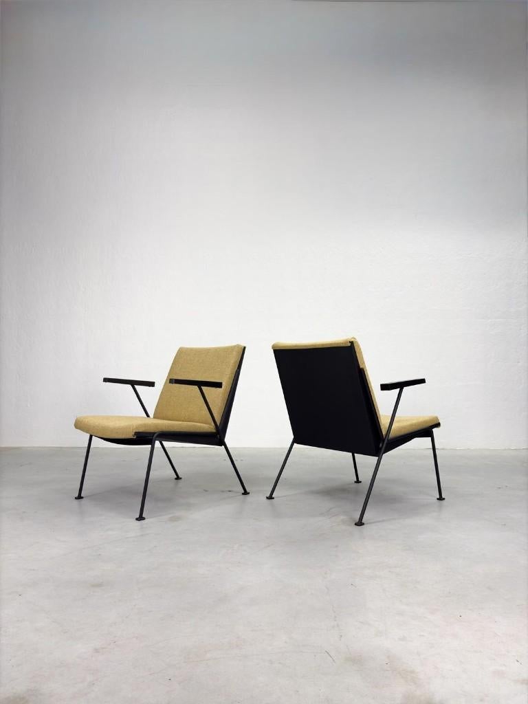 Set Vintage 'Oase' Fauteuils Rietveld voor Ahrend de Cirkel, Huis en Inrichting, Fauteuils, Ophalen, 75 tot 100 cm, Zo goed als nieuw