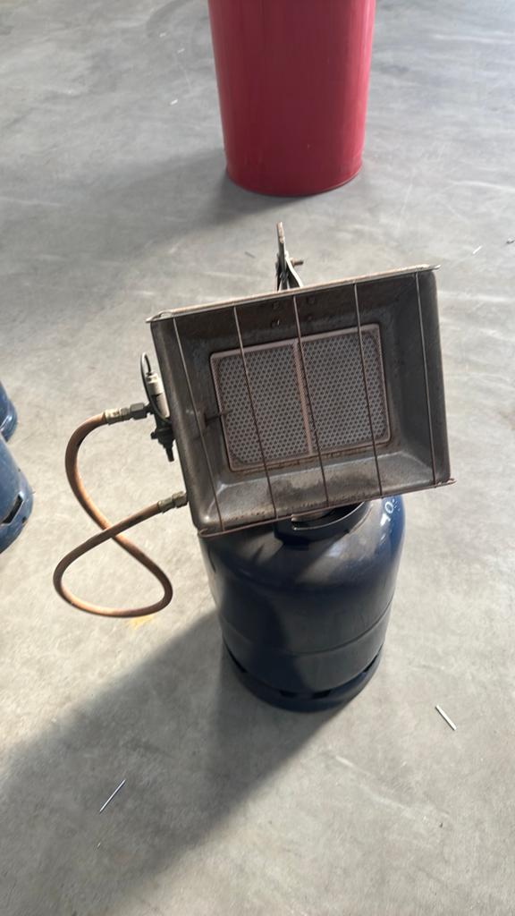 Verwarming voor op gasfles, Ophalen, Gebruikt
