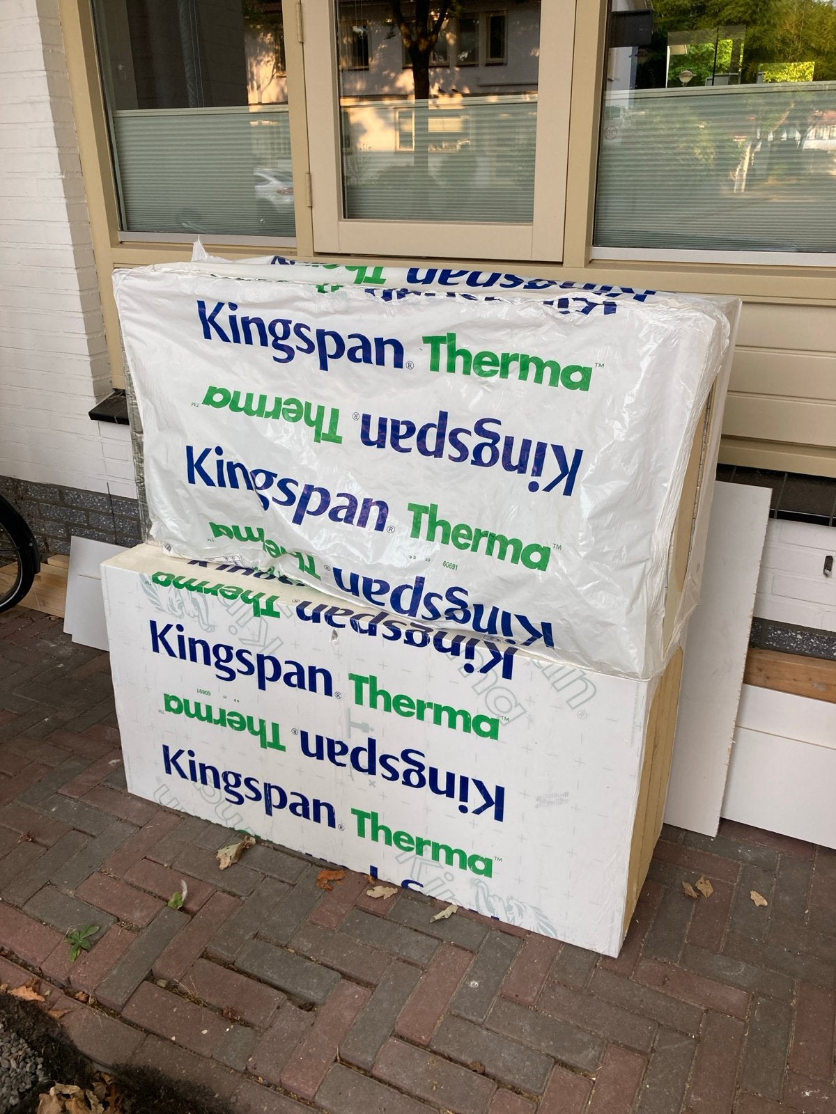 Kingspan Therma TR26 isolatieplaten 142 mm dik, Ophalen, 12 cm of meer, Nieuw, 5 tot 10 m²