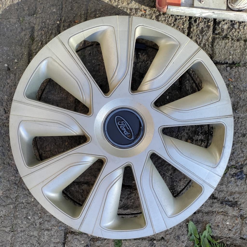 Wieldop Ford,doorsnede 40 cm,merk,embleem,grijs,BLAUW merk, Auto diversen, Wieldoppen, Gebruikt, Ophalen of Verzenden