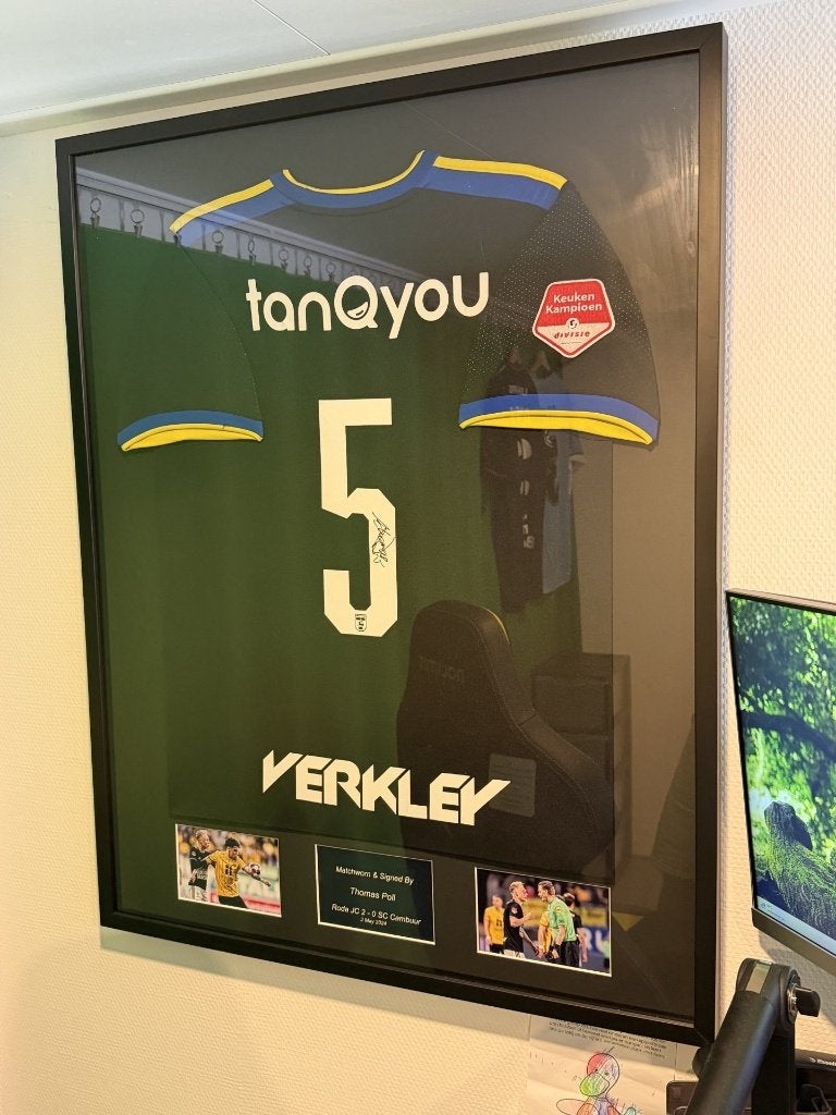 Matchworn voetbal shirt Thomas Poll SC Cambuur match worn, Shirt, Ophalen of Verzenden, Overige binnenlandse clubs, Adidas