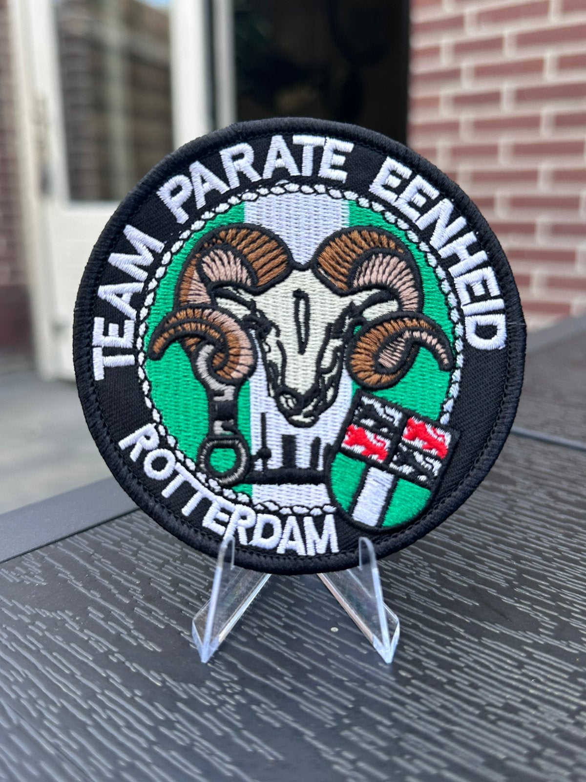 Team Parate Eenheid Rotterdam Patch Politie, Ophalen of Verzenden, Overige soorten, Nederland, Embleem of Badge