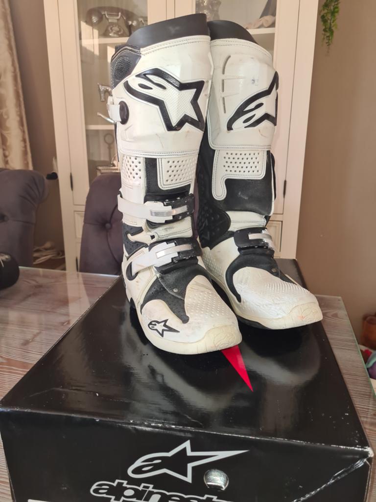 Alpinestars Tech 10 laarzen, maat 7 40.5, Motoren, Kleding | Motorkleding, Ophalen of Verzenden, Tweedehands, Laarzen