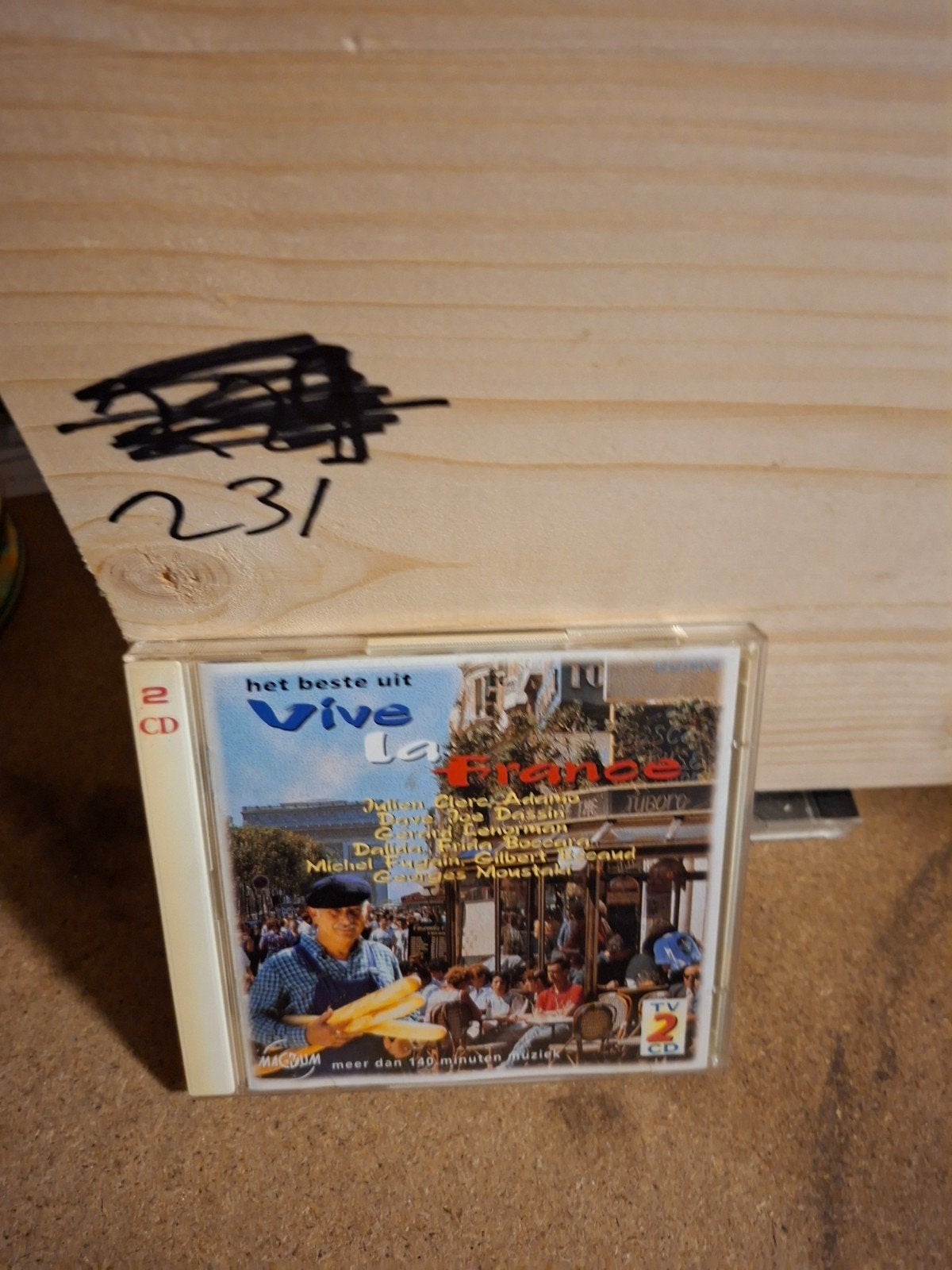 Het beste uit Vive La France - 2 CD's, Ophalen of Verzenden, Gebruikt, Verzamelalbum, Chanson