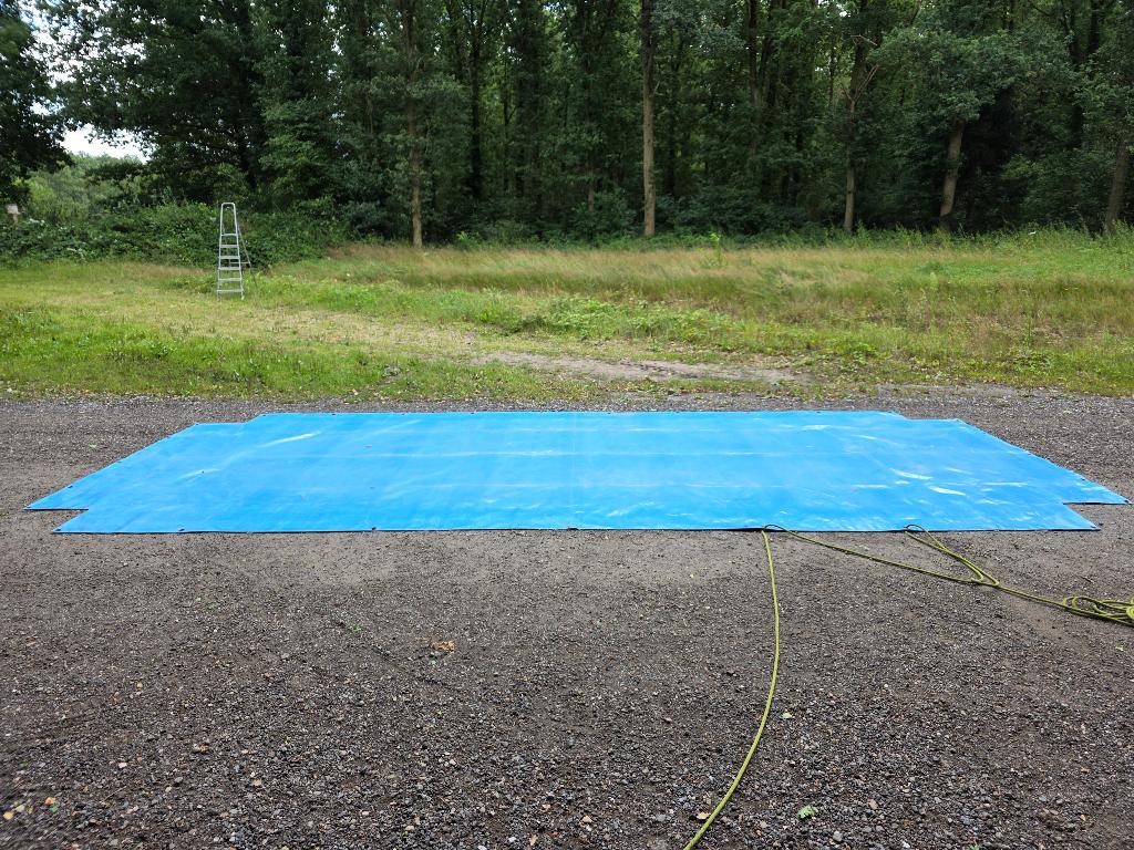 Afdekzeil voor een zeilboot 6,8m x 3m, Ophalen, Gebruikt, Overige typen