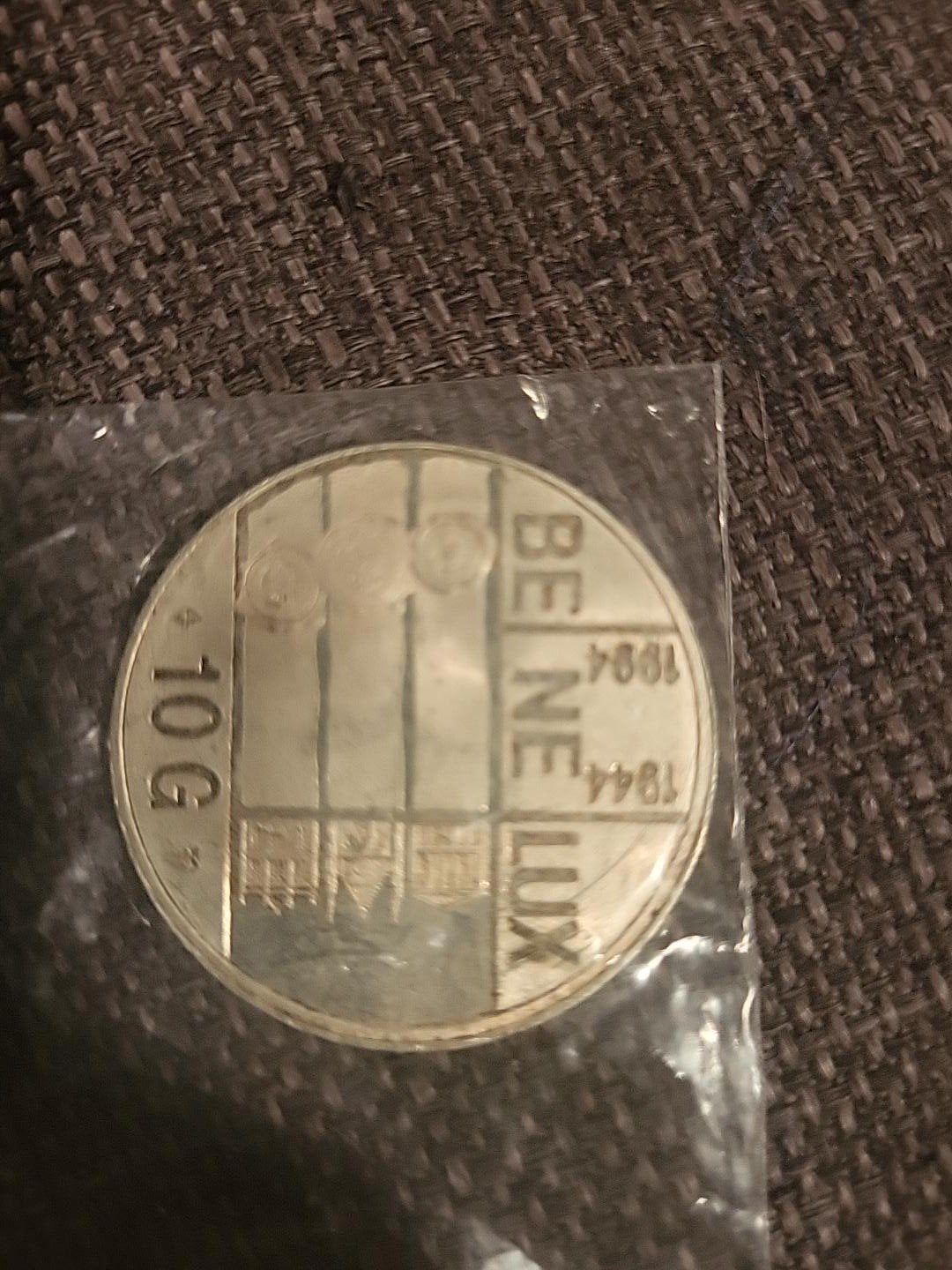 Zilveren 10 gulden 1994 – 50 jaar Benelux, Ophalen of Verzenden, Zilver, Nederland