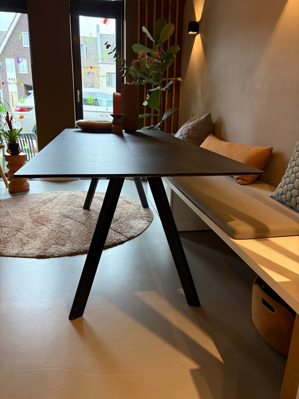 HAY CPH30 2.0 Eettafel - Black Eikenhout, Ophalen, Kunststof, 50 tot 100 cm, Zo goed als nieuw