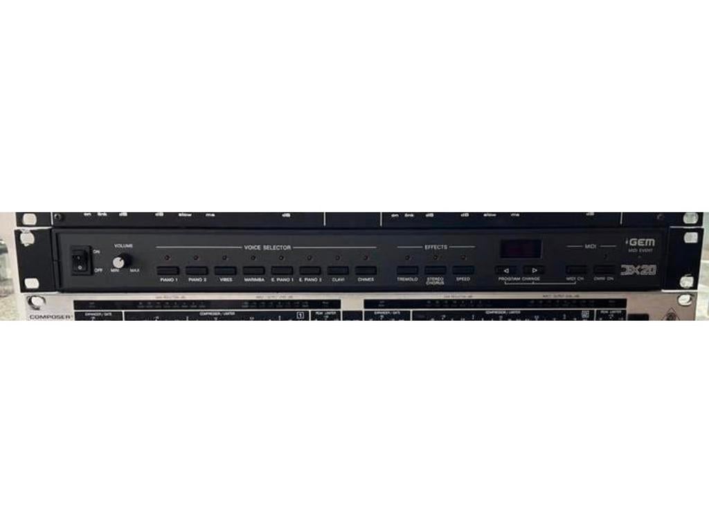 GEM DEX20 rack synth, Ophalen of Verzenden, Zo goed als nieuw, Overige aantallen, Overige merken