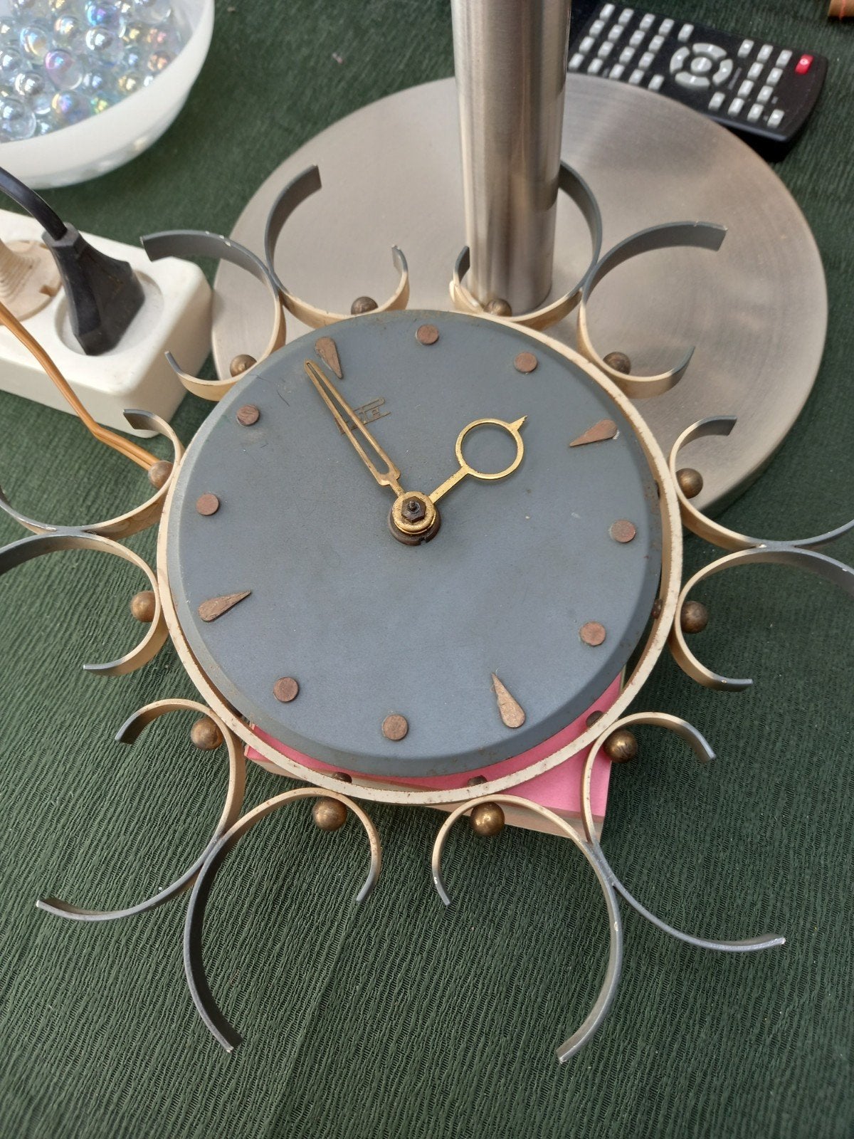 Vintage wandklok FePe uit de 60er jaren., Ophalen of Verzenden