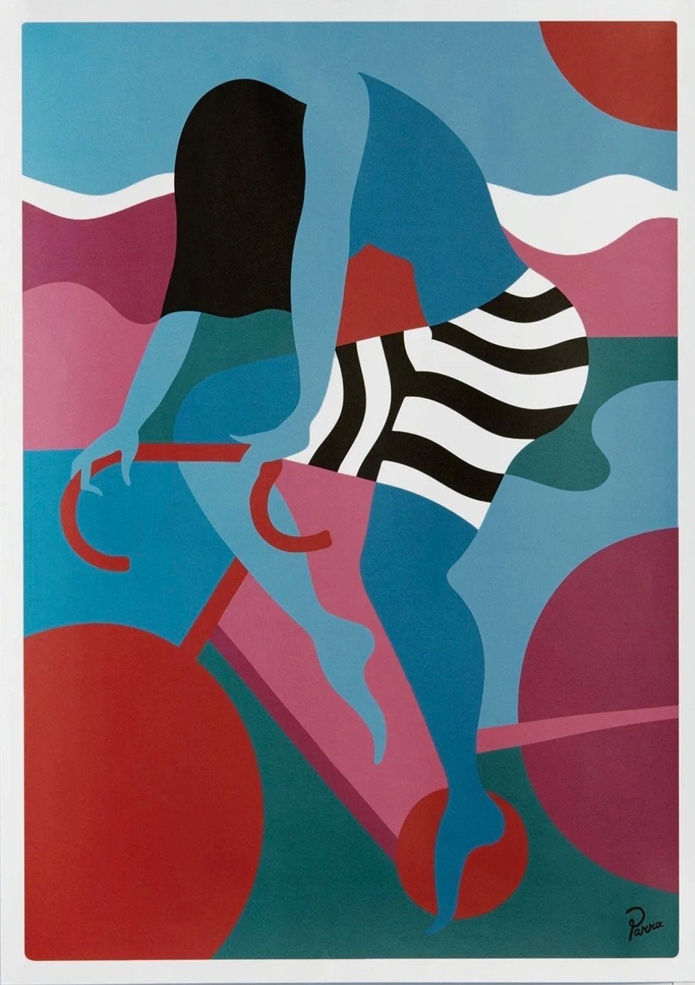Piet Parra – The Hills Poster '21 | Nieuw in originele koker, Antiek en Kunst, Ophalen of Verzenden, 70 cm, Overige typen, Meerkleurig