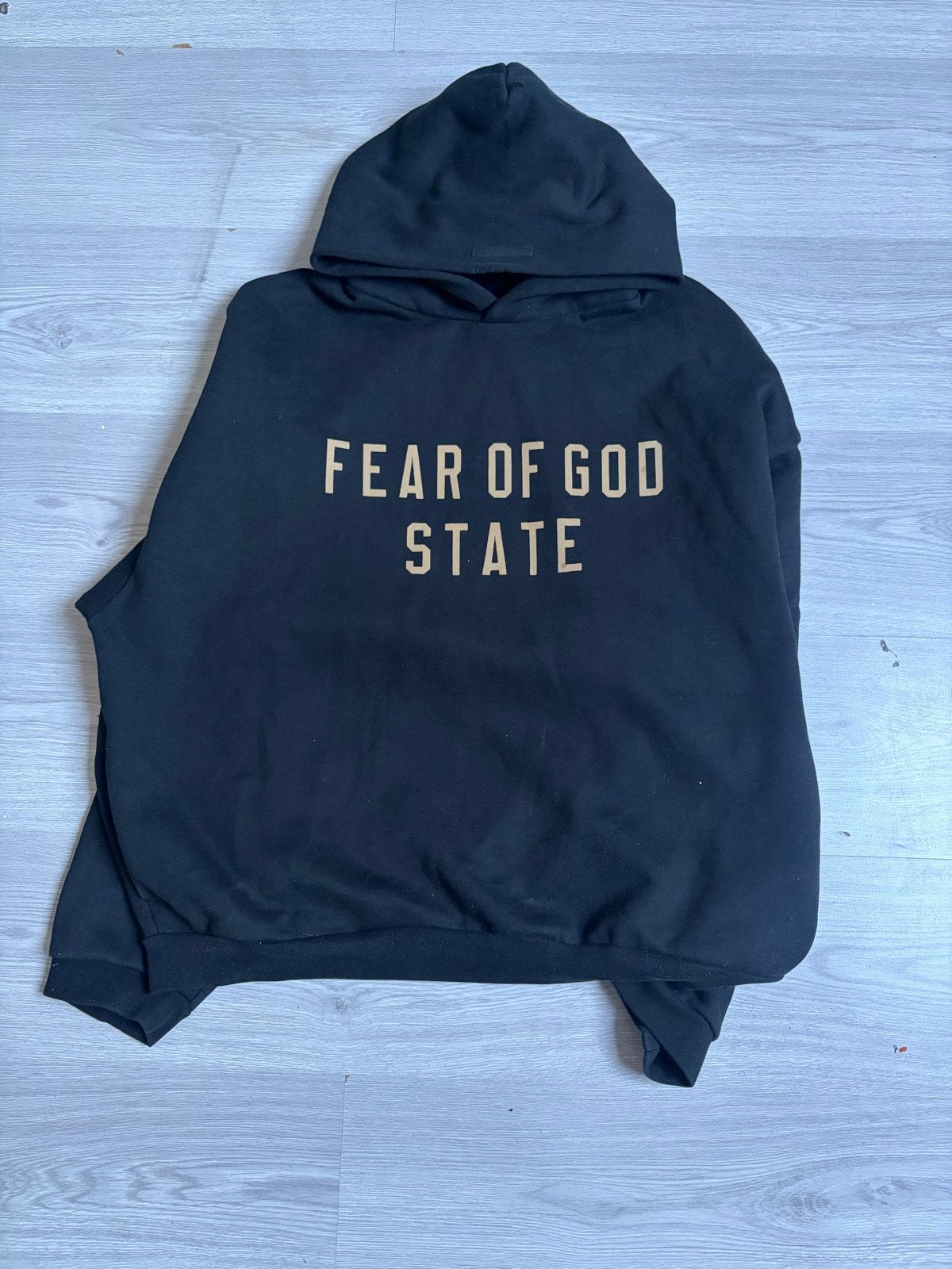 Essentials Fear of God State trainingspak maat L, Ophalen, Zo goed als nieuw, Maat 52/54 (L), Zwart