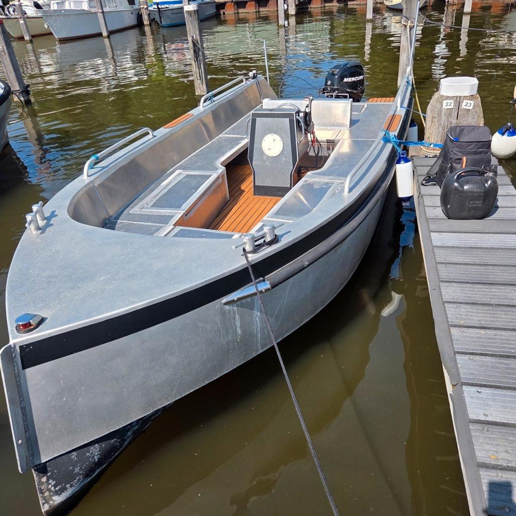 Aluminium tender 595, Watersport en Boten, Motorboten en Motorjachten, Aluminium, Geen motor, Kussenset, Trailer, Tender, Ophalen of Verzenden