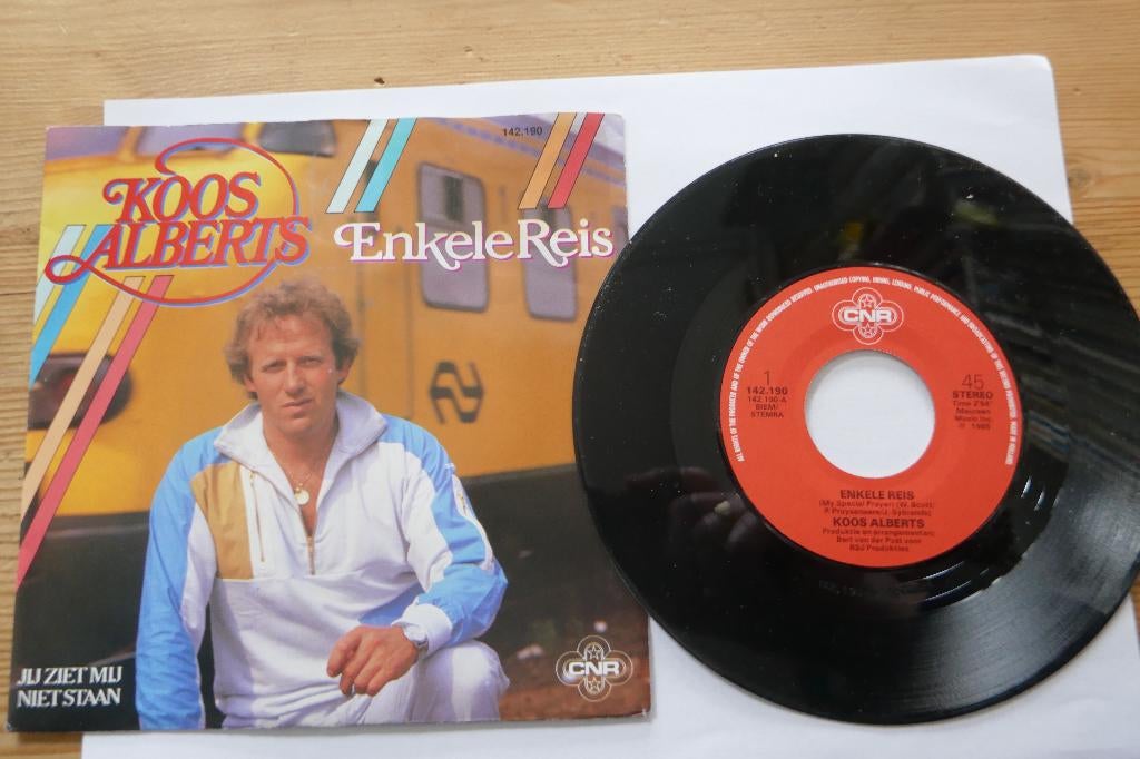 Single: Koos Alberts – Enkele Reis, Ophalen of Verzenden, Gebruikt, Overige formaten, Levenslied of Smartlap