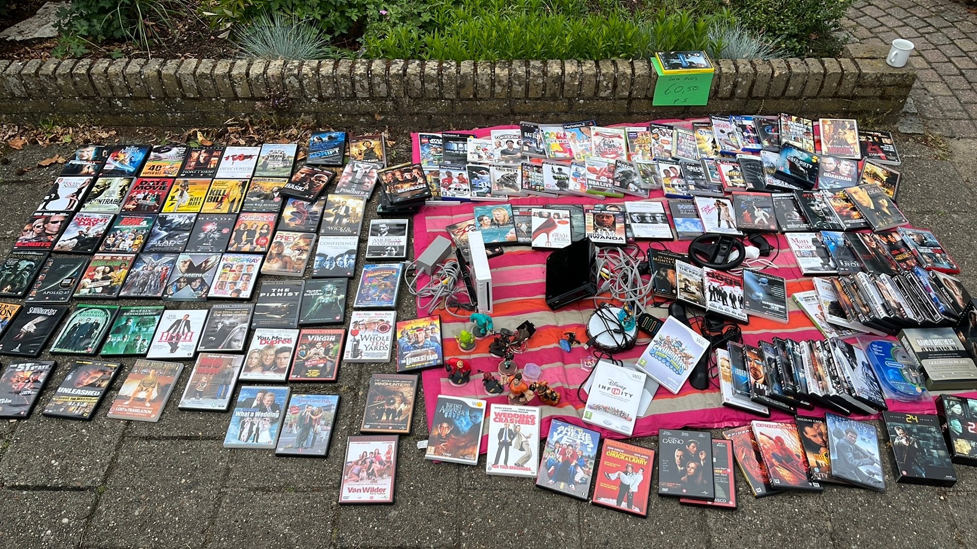 Partij DVD en games wii playstation, Alle leeftijden, Ophalen of Verzenden, Zo goed als nieuw