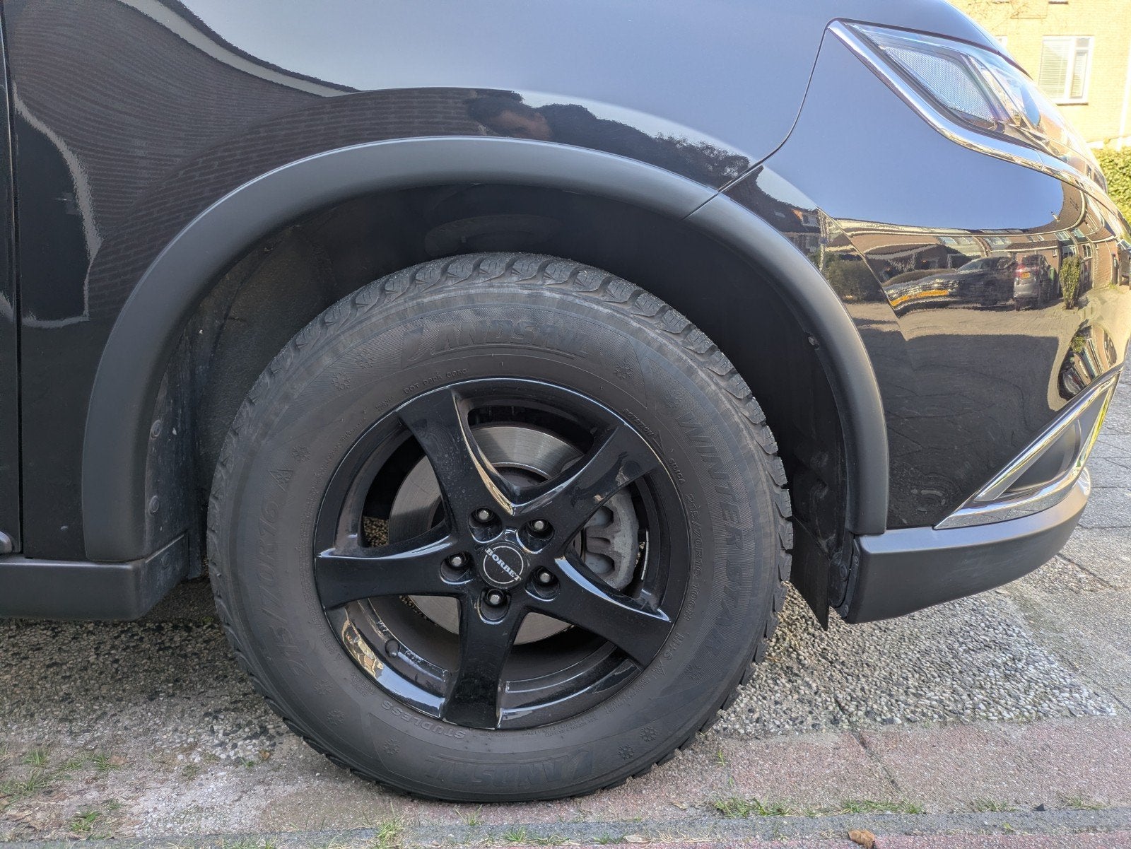 Winterbanden met Borbet velgen voor suv's, Ophalen, Gebruikt