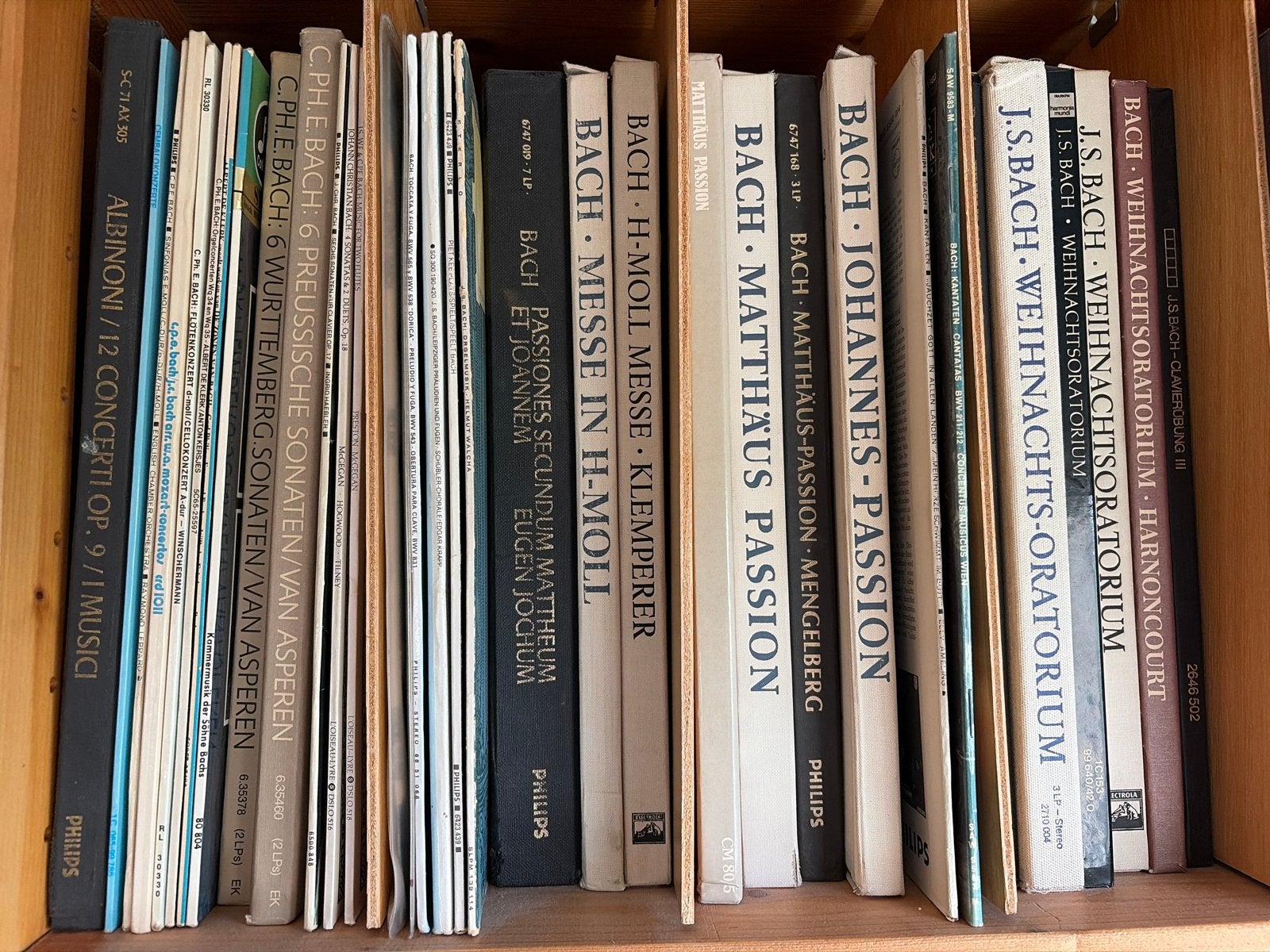 Bach Klassieke Muziek LP's - Diverse Uitvoeringen, Gebruikt, Ophalen of Verzenden, Orkest of Ballet, Inclusief doosje
