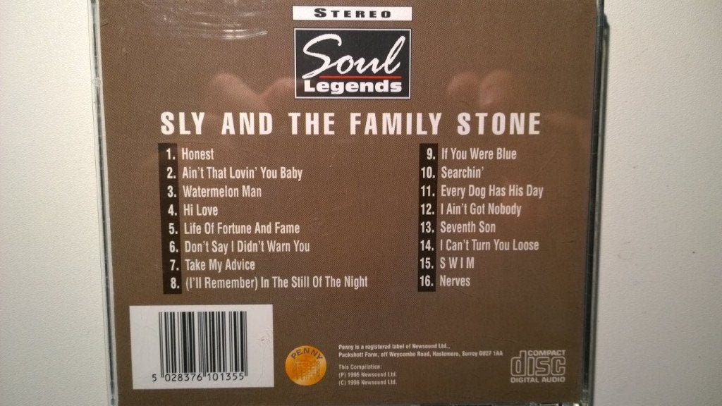 Sly & The Family Stone - Soul Legends, Ophalen of Verzenden, Zo goed als nieuw, Soul, Album