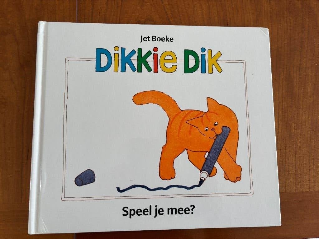 Dikkie Dik Speel je mee? ( Jet Boeke )., Ophalen, Gelezen, Jet Boeke, 2 tot 3 jaar