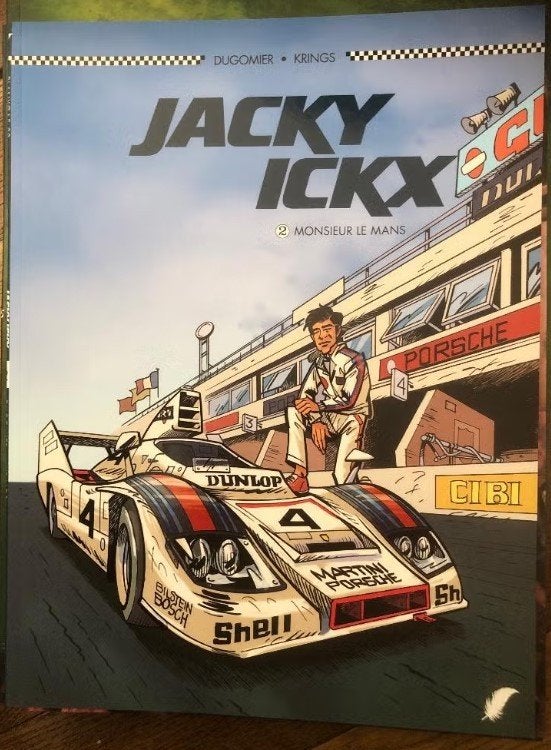 Monsieur le mans jacky ickx g11, Eén stripboek, Ophalen of Verzenden, Zo goed als nieuw