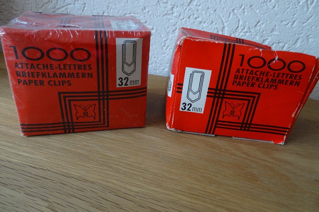 Paperclips, Ophalen, Nieuw