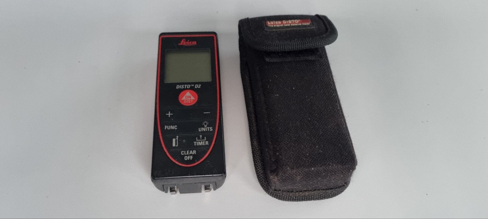 Leica Laser afstandsmeter Disto D2 met foudraal, Ophalen, Gebruikt, Overige meters