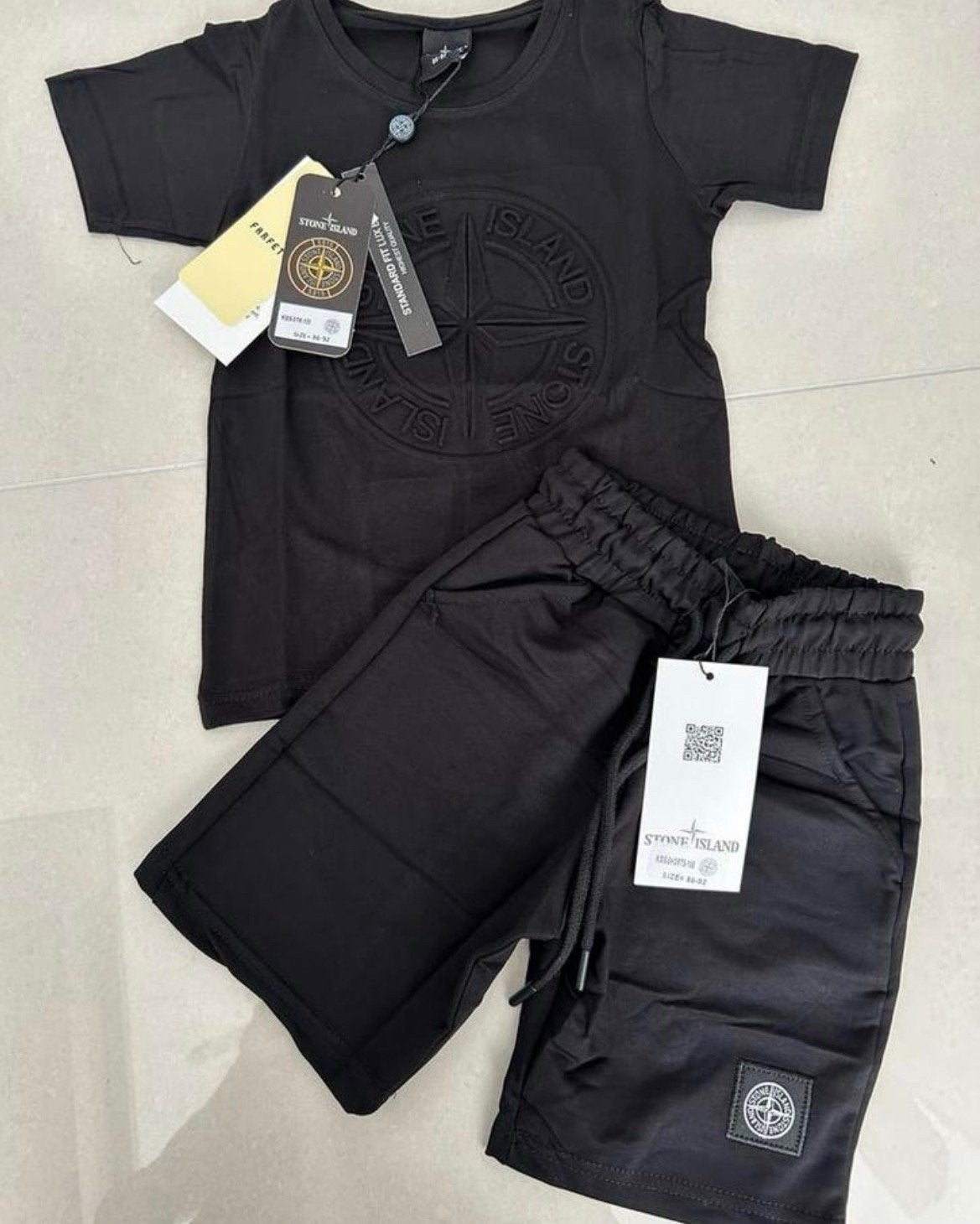 Stone  island pak maat 116 shirt en broek zomer setje, Ophalen, Jongen