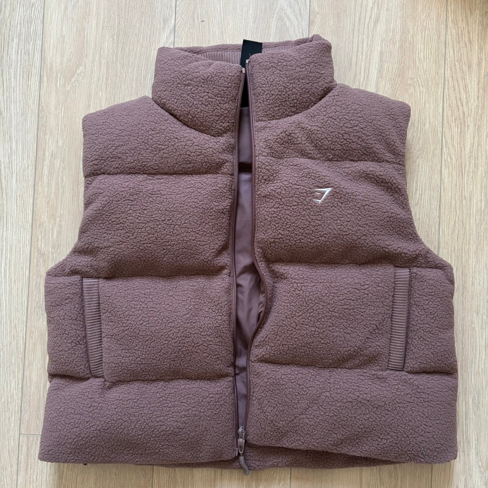 Gymshark teddy bodywarmer roze, Kleding | Dames, Sportkleding, Overige typen, Nieuw, Ophalen of Verzenden, Roze