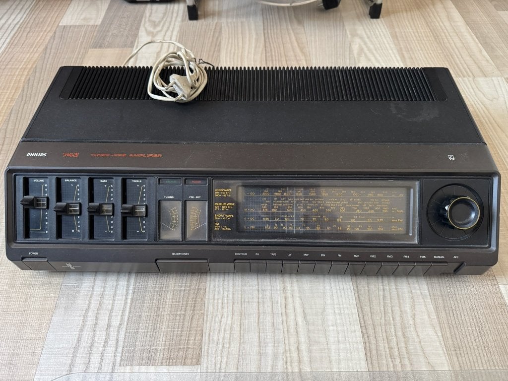 Philips' 743 Tuner Pré Amplifier, Ophalen, Gebruikt, Tuner of Radio, Philips