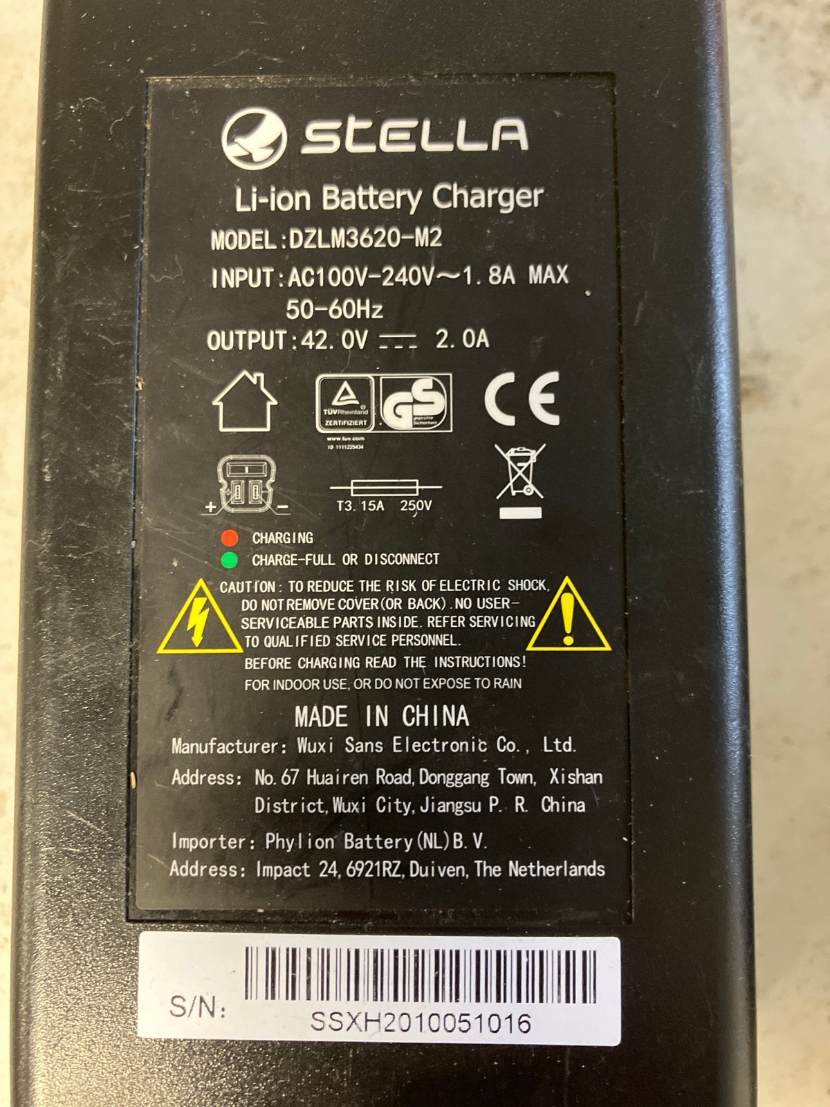 Stella Li-ion Batterijlader DZLM3620-M2, Ophalen of Verzenden, Gebruikt