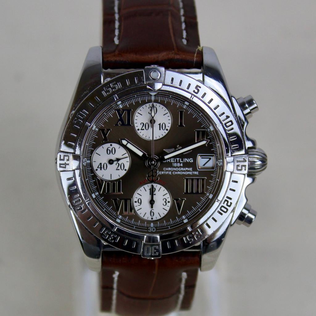 Breitling Chrono Cockpit - A13358 - Bronze plaat, Staal, Breitling, Polshorloge, Breitling