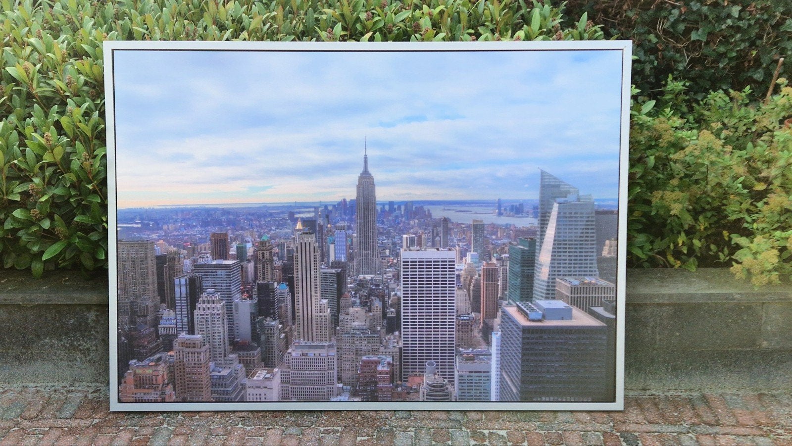 IKEA VILSHULT New York City Canvas Schilderij 140x100cm, Ophalen, Zo goed als nieuw, 100 tot 125 cm, Foto of Poster