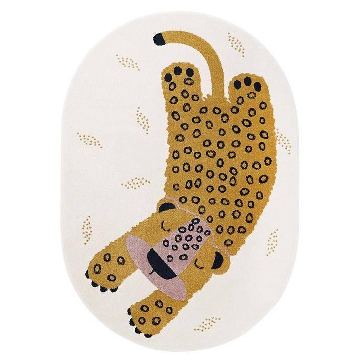 Kindervloerkleed Vloerkleed Safari Luipaard Kleo Nattiot, Huis en Inrichting, 100 tot 150 cm, Nattiot, Nieuw, Ophalen of Verzenden