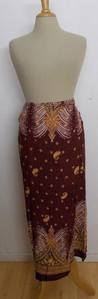 Ibiza/batik mooie wikkel maxi print rok! M, Maat 38/40 (M), Overige kleuren, Verzenden, Zo goed als nieuw