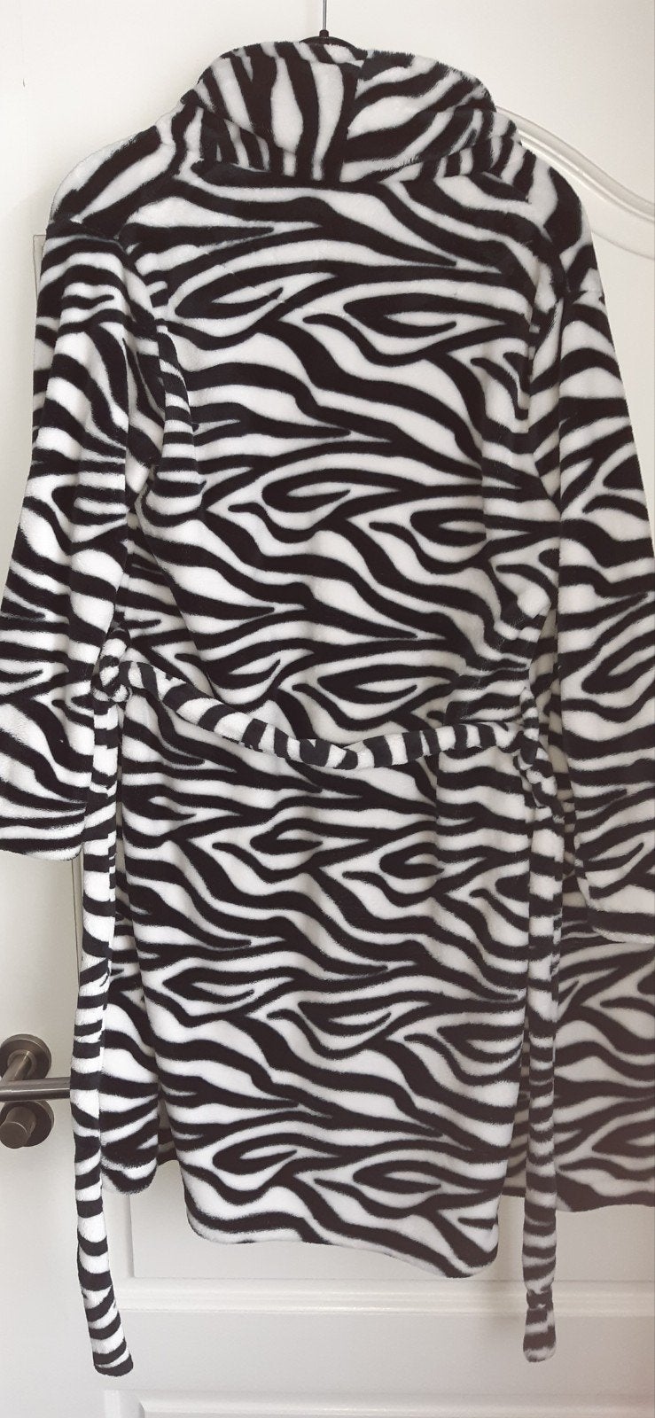 Zachte Zebra Badjas - Comfortabel en Stijlvol, Kleding | Dames, Overige Dameskleding, Zo goed als nieuw, Ophalen of Verzenden