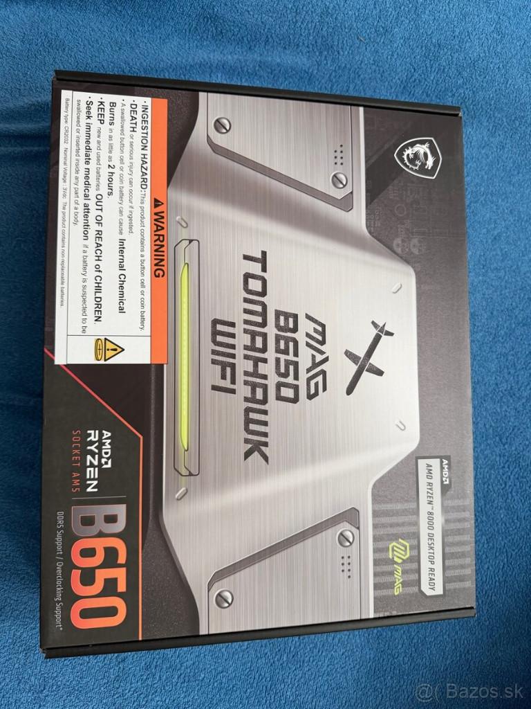 MSI MAG B650 TOMAHAWK WIFI, Computers en Software, Moederborden, Ophalen, Zo goed als nieuw, ATX, DDR5