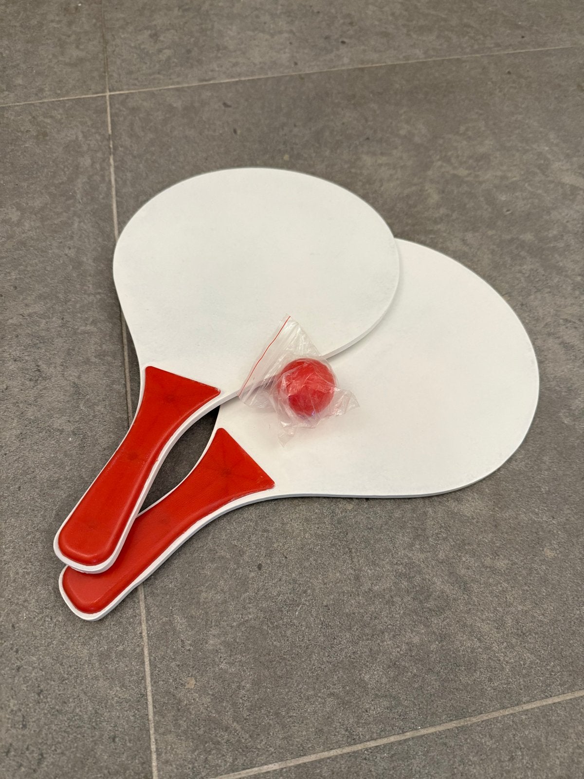 Badminton set hout - Strand rackets met bal, Sport en Fitness, Ophalen of Verzenden, Nieuw, Racket(s)