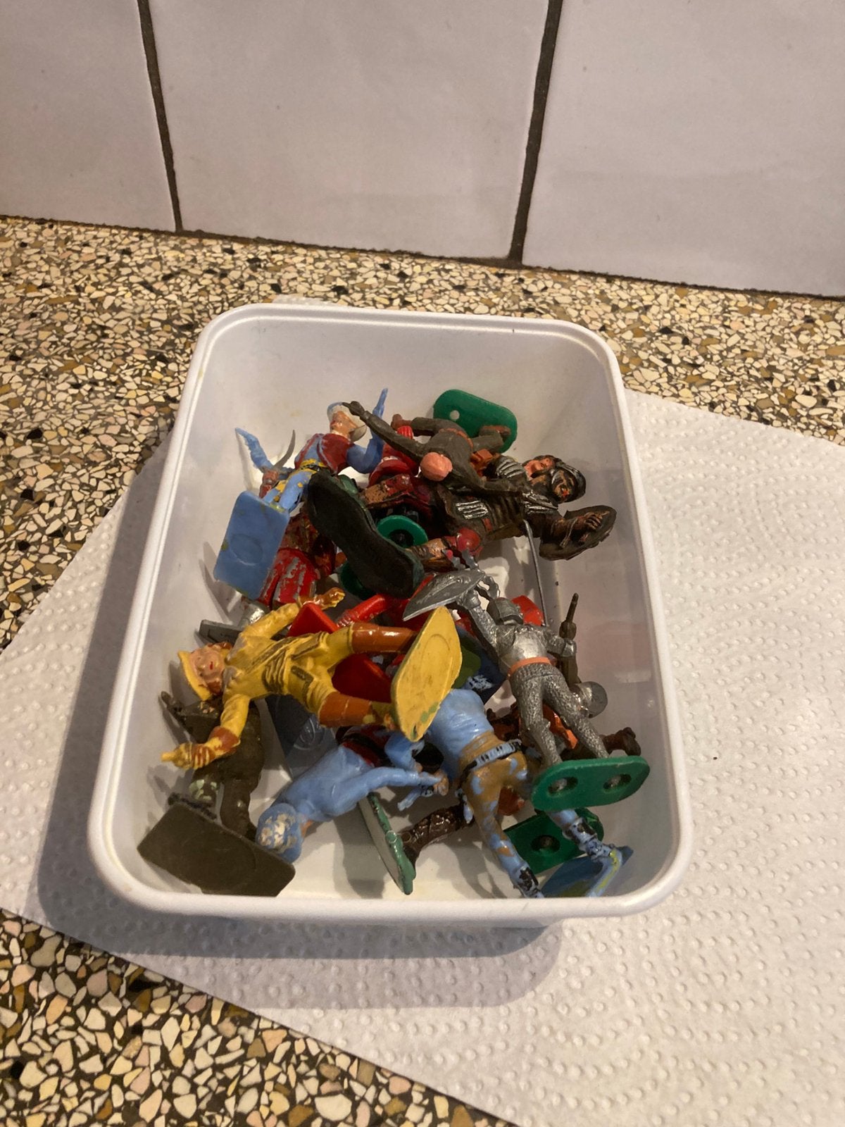 Set oude poppetjes, Ophalen of Verzenden, Gebruikt