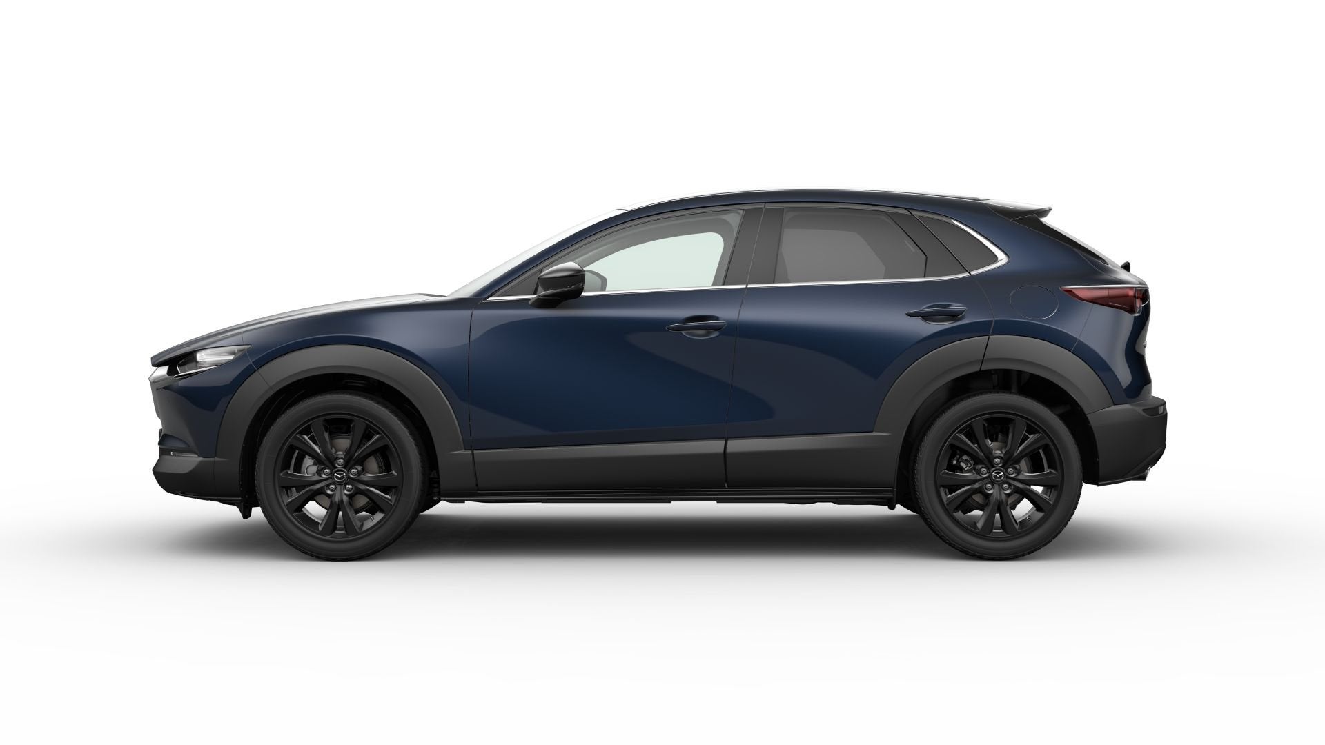 Mazda CX-30 2.5 e-SkyActiv-G M AUTOMAAT Hybrid Homura NAVI |, Auto's, Dealer onderhouden, Zwart, 4 cilinders, Blauw