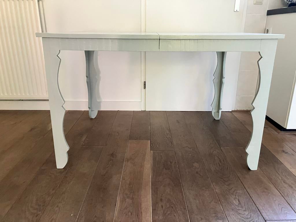 Tafel 1.20m of met tussenblad 1.80m gratis ophalen, Huis en Inrichting, Tafels | Eettafels, Ophalen, Gebruikt, Vier personen, Rechthoekig