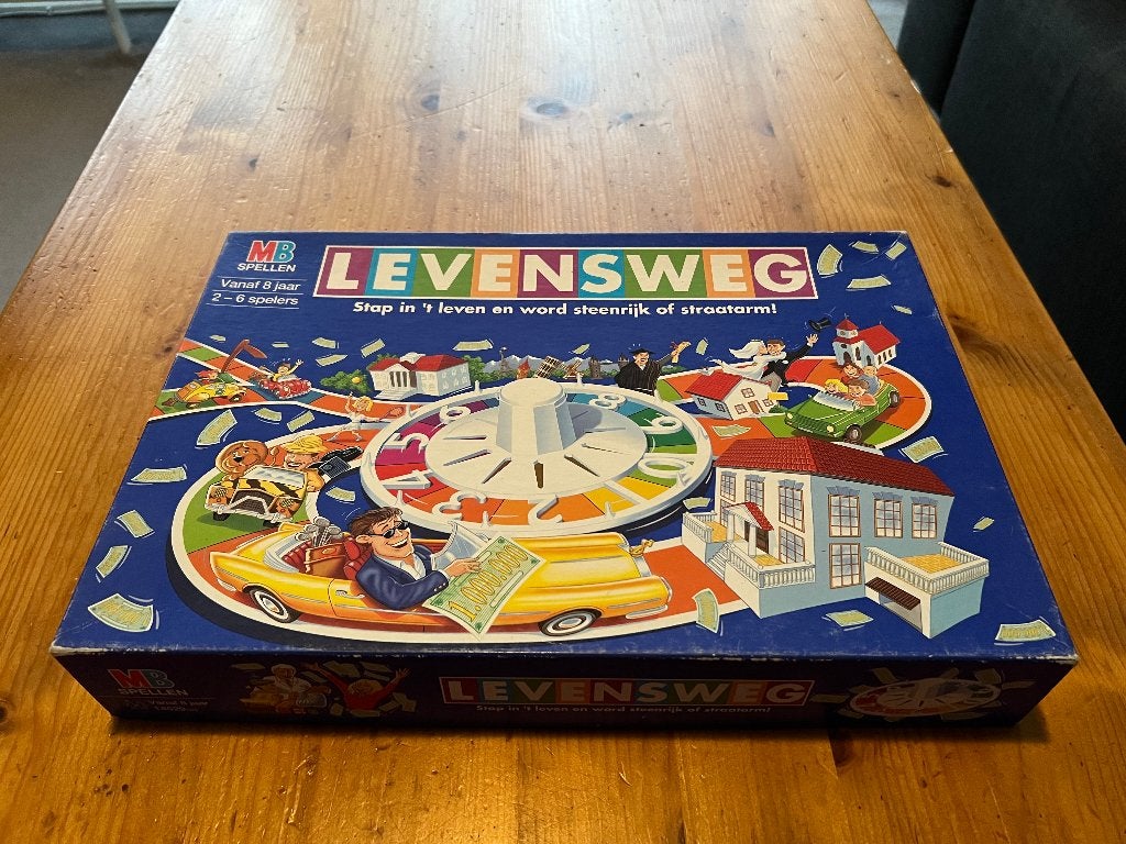 Levensweg (1994 versie) bordspel, Ophalen, Gebruikt, MB