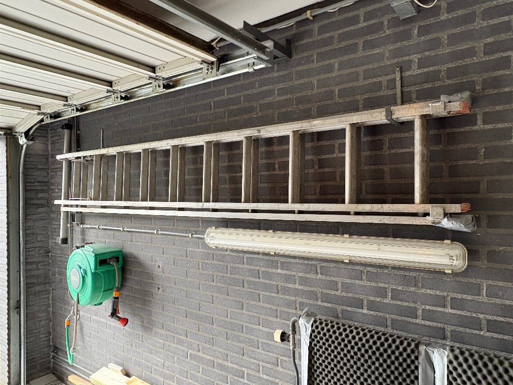 Uitschuifbare ladder, Doe-het-zelf en Verbouw, Ladders en Trappen, Ophalen, Gebruikt, Ladder, Opvouwbaar of Inschuifbaar